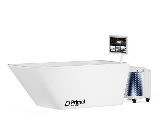 Whiteout cold plunge package from Primal Plunges