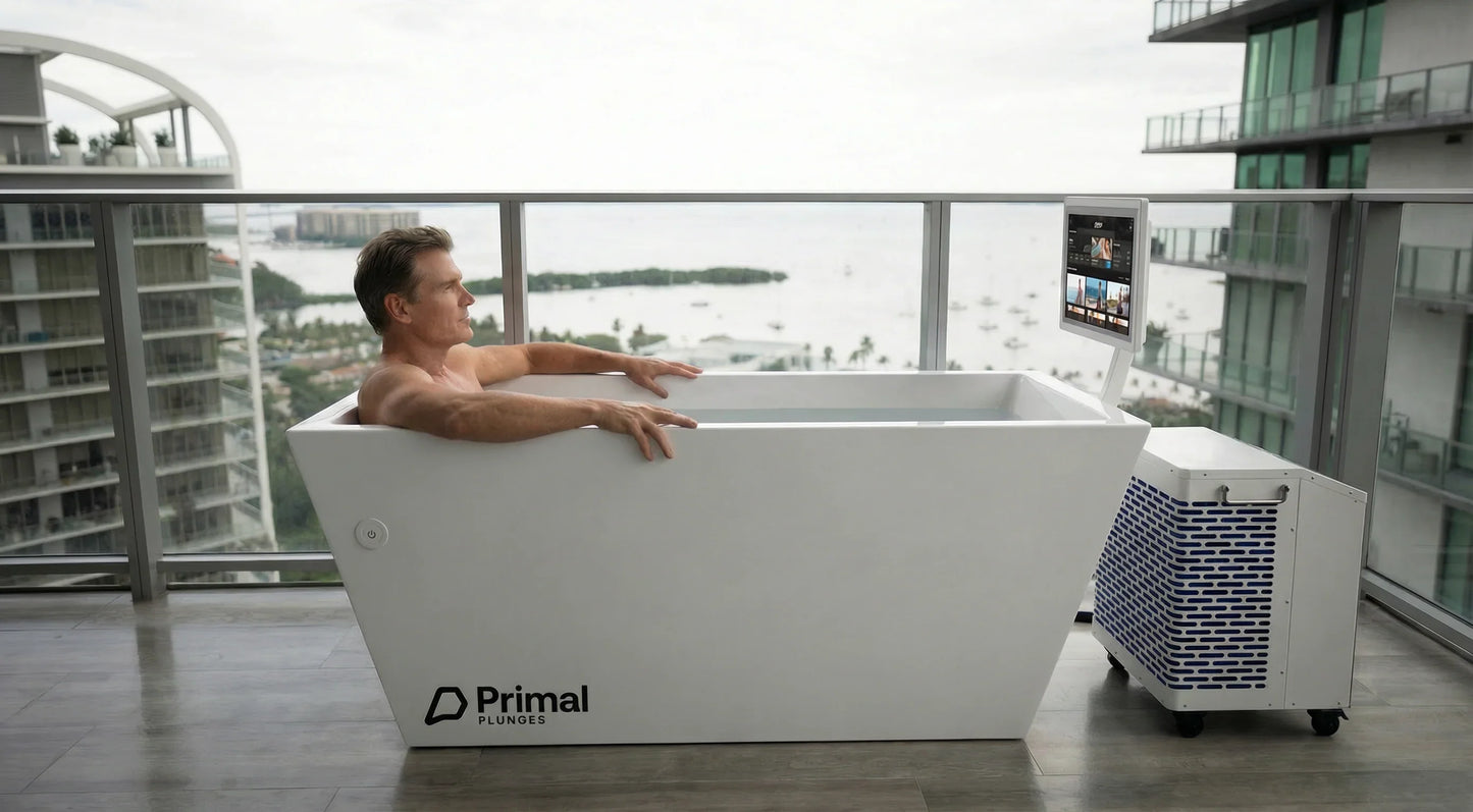outdoor relaxation cold plunges tub