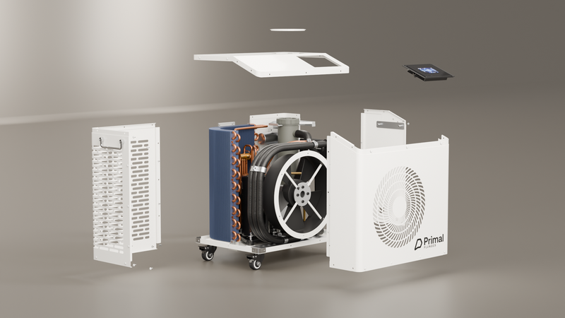 Built-in variable-rate ozone