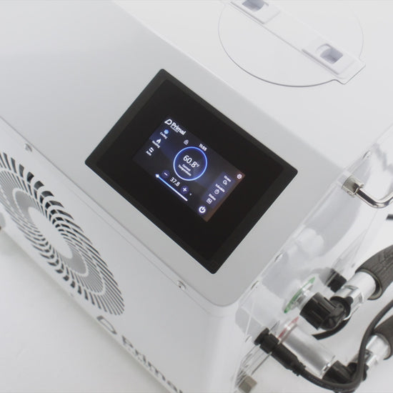 Adjusting the temperature on the Primal chiller