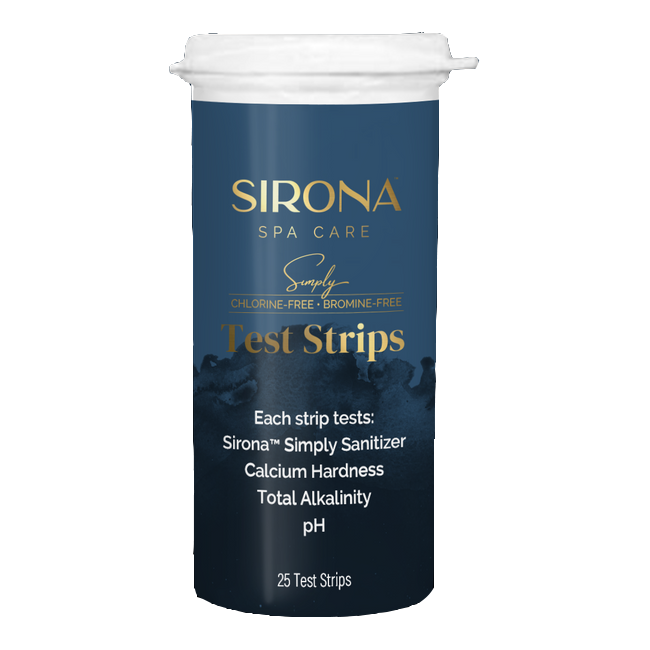 Sirona Simply cold plunge water test strips for non-chlorine