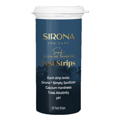 Sirona Simply cold plunge water test strips for non-chlorine